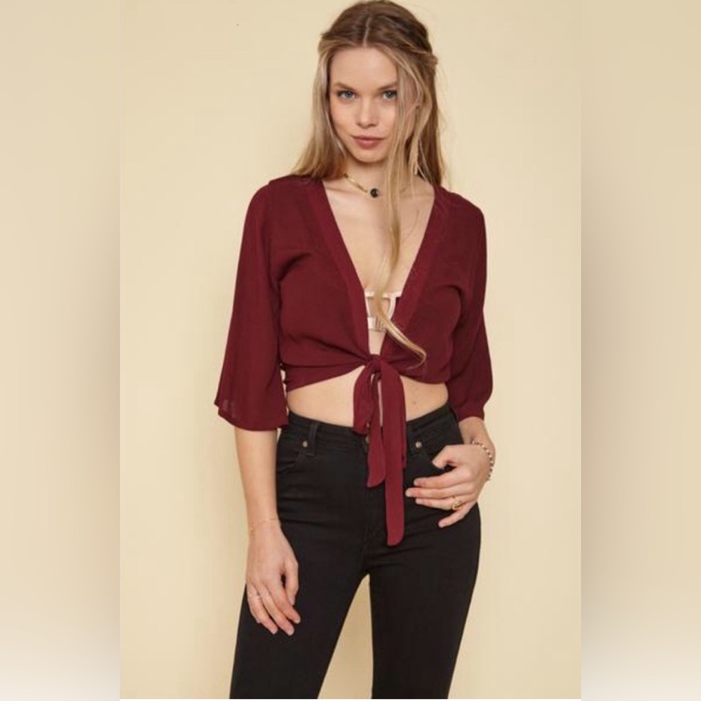 NWT Cleobella Tessie Wrap Top. Size S